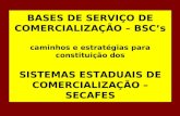BASES DE SERVIÇO DE COMERCIALIZAÇÃO – BSCs caminhos e estratégias para constituição dos SISTEMAS ESTADUAIS DE COMERCIALIZAÇÃO – SECAFES.