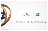 Tutorial Isend – Email Marketing. Tutorial de Criação de Email Marketing Para criar informativos de email marketing deverão ser designadas categorias.