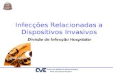 Infecções Relacionadas a Dispositivos Invasivos Divisão de Infecção Hospitalar.
