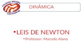 DINÂMICA LEIS DE NEWTON Professor: Marcelo Alano.
