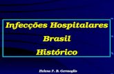 Infecções Hospitalares BrasilHistórico BrasilHistórico Helena F. B. Germoglio.