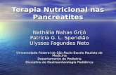 Terapia Nutricional nas Pancreatites Nathália Nahas Grijó Patrícia G. L. Speridião Ulysses Fagundes Neto Universidade Federal de São Paulo-Escola Paulista.