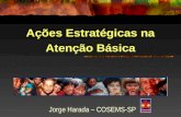 Ações Estratégicas na Atenção Básica Jorge Harada – COSEMS-SP.