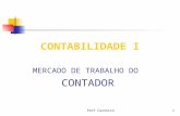 Prof Carneiro1 CONTABILIDADE I MERCADO DE TRABALHO DO CONTADOR.