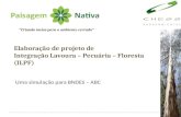 Elaboração de projeto de Integração Lavoura – Pecuária – Floresta (ILPF) Uma simulação para BNDES – ABC Criando meios para o ambiente cerrado.