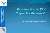Prevenção de Fenômenos Tromboembólicos Dr. Jurandir Antunes Filho.