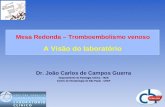 Dr. João Carlos de Campos Guerra Departamento de Patologia Clínica - HIAE Centro de Hematologia de São Paulo - CHSP Mesa Redonda – Tromboembolismo venoso.