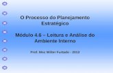 O Processo do Planejamento Estratégico Módulo 4.6 – Leitura e Análise do Ambiente Interno Prof. Msc Wilter Furtado - 2013.