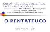 UNIJUÍ – Universidade do Noroeste do Estado do Rio Grande do Sul COMPONENTE CURRICULAR: Ciência Política e Teoria do Estado PROFESSOR: Dejalma Cremonese.