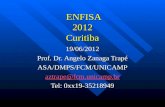 ENFISA 2012 Curitiba ENFISA 2012 Curitiba 19/06/2012 Prof. Dr. Angelo Zanaga Trapé ASA/DMPS/FCM/UNICAMP aztrape@fcm.unicamp.br Tel: 0xx19-35218949.