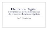Eletrônica Digital Ferramentas de Simplificação de Circuitos Lógicos Digitais Prof. Wanderley.