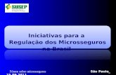 Iniciativas para a Regulação dos Microsseguros no Brasil Fórum sobre microsseguros São Paulo_ _15.09.2011.