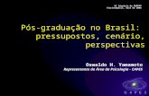 Pós-graduação no Brasil: pressupostos, cenário, perspectivas Oswaldo H. Yamamoto Representante da Área da Psicologia - CAPES XI Simpósio da ANPEPP Florianópolis,