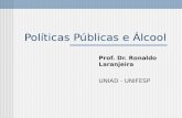 Políticas Públicas e Álcool Prof. Dr. Ronaldo Laranjeira UNIAD - UNIFESP.