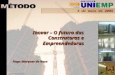 4 de maio de 2006 Hugo Marques da Rosa Inovar – O futuro das Construtoras e Empreendedoras.