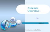 Sistemas Operativo Sessão 2 Professora: Aida Meira TIC.