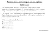 Assistência de Enfermagem em Emergência Politrauma Profª Cíntia Gonçalves O traumatizado deve ser considerado como um paciente prioritário,pela potencialidade.