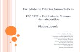 Faculdade de Ciências Farmacêuticas FBC 0522 – Fisiologia do Sistema Hematopoético Plaquetopenia Débora Cardoso Rodrigues Elaine Cabral Serrão Francisco.