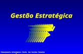Planejamento Estratégico: Profa. Ana Cecília Teixeira 1 Gestão Estratégica.