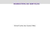 MARKETING DE SERVIÇOS Edval Carlos dos Santos Filho.