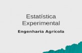Estatística Experimental Engenharia Agrícola. Capítulo I PLANEJAMENTO E ÁNALISE DE EXPERIMENTOS.