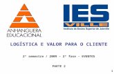 LOGÍSTICA E VALOR PARA O CLIENTE 2º semestre / 2009 – 2ª fase – EVENTOS PARTE 2 1.
