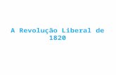 A Revolução Liberal de 1820. Antecedentes Um país em crise Em 1807 as tropas Napoleónicas invadiram pela primeira vez Portugal. A família real e muitos.