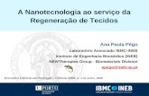 A Nanotecnologia ao serviço da Regeneração de Tecidos Ana Paula Pêgo Laboratório Associado IBMC-INEB Instituto de Engenharia Biomédica (INEB) NEWTherapies.