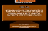 Ismar Araújo de Moraes Superintendência de Controle de Zoonoses, Vigilância e Fiscalização Sanitária NBCAL NORMA BRASILEIRA DE COMERCIALIZAÇÃO DE ALIMENTOS.