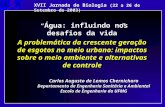 Carlos Augusto de Lemos Chernicharo Departamento de Engenharia Sanitária e Ambiental Escola de Engenharia da UFMG Água: influindo nos desafios da vida.