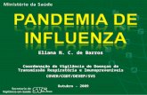 Outubro - 2009 Eliana N. C. de Barros Coordenação de Vigilância de Doenças de Transmissão Respiratória e Imunopreveníveis COVER/CGDT/DEVEP/SVS.