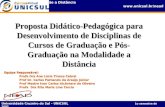 Núcleo de Educação a Distância  Universidade Cruzeiro do Sul – UNICSUL 1o semestre de 2007 Proposta Didático-Pedagógica para Desenvolvimento.