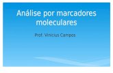 Análise por marcadores moleculares Prof. Vinicius Campos.