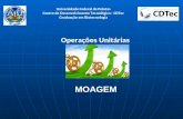 Universidade Federal de Pelotas Centro de Desenvolvimento Tecnológico– CDTec Graduação em Biotecnologia Operações Unitárias MOAGEM.