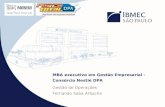 MBA executivo em Gestão Empresarial - Consórcio Nestlé DPA Gestão de Operações Fernando Saba Arbache.