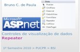 Controles de visualização de dados Repeater 1º Semestre 2010 > PUCPR > BSI Bruno C. de Paula.