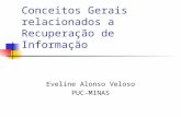 Conceitos Gerais relacionados a Recuperação de Informação Eveline Alonso Veloso PUC-MINAS.