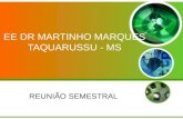 EE DR MARTINHO MARQUES TAQUARUSSU - MS REUNIÃO SEMESTRAL.