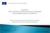 Fórum Empresarial da Economia do Mar (Business Forum of Sea Economy) Bilbao, 1 Mar 2012 Fernando Ribeiro e Castro Secretário-geral Comité económico y social.