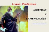 Livros Proféticos JEREMIAS E LAMENTAÇÕES José Adelson de Noronha .