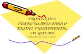 PROPOSIÇÕES CURRICULARES PARA O ENSINO FUNDAMENTAL DA RME-BH EDUCAÇÃO FÍSICA 1º CICLO.