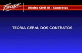 Direito Civil III – Contratos TEORIA GERAL DOS CONTRATOS.