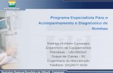 Seminário Regional Brasileiro da OSIsoft - Camargos Programa Especialista Para o Acompanhamento e Diagnóstico de Bombas Rodrigo Pinheiro Camargos Engenheiro.