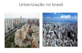 Urbanização no brasil. Urbanização é o aumento proporcional da população urbana em relação à população rural. Segundo esse conceito, só ocorre urbanização.