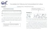 Faculdade de Ciências da Universidade de Lisboa TAREFAS PROPOSTAS Uso da recta numérica formal (partida). Desenvolve o conceito das medidas de comprimento.