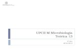 UPCII M Microbiologia Teórica 13 2º Ano 2012/2013.