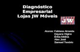 Diagnóstico Empresarial Lojas JW Móveis Alunos: Fabiana Almeida Dayane Higino Érika Melina Alex José Samuel Tenório.