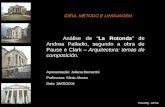 PósARQ - UFSC Análise de La Rotonda de Andrea Palladio, segundo a obra de Pause e Clark – Arquitectura: temas de composición. IDÉIA, MÉTODO E LINGUAGEM.
