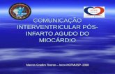 COMUNICAÇÃO INTERVENTRICULAR PÓS- INFARTO AGUDO DO MIOCÁRDIO Marcos Gradim Tiveron – Incor-HCFMUSP- 2008.