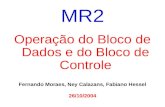 MR2 Operação do Bloco de Dados e do Bloco de Controle Fernando Moraes, Ney Calazans, Fabiano Hessel 26/10/2004.